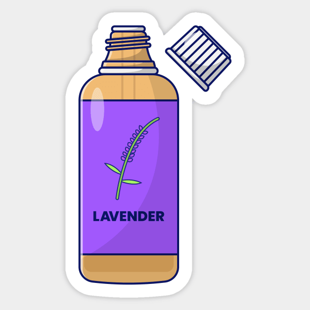 Lavender Oil Sticker by KH Studio